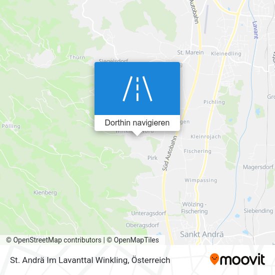 St. Andrä Im Lavanttal Winkling Karte