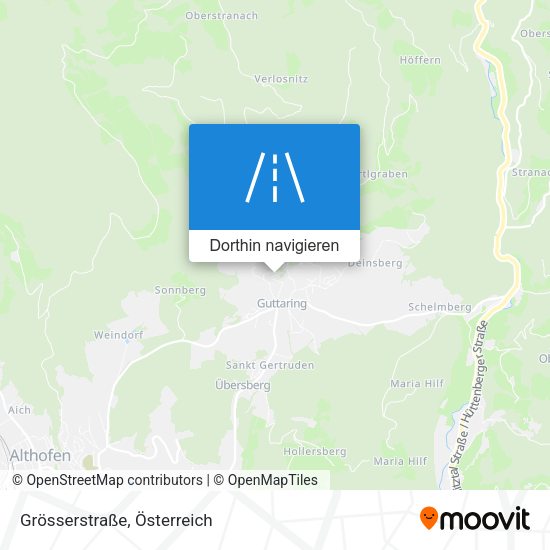 Grösserstraße Karte