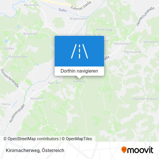 Kinimacherweg Karte