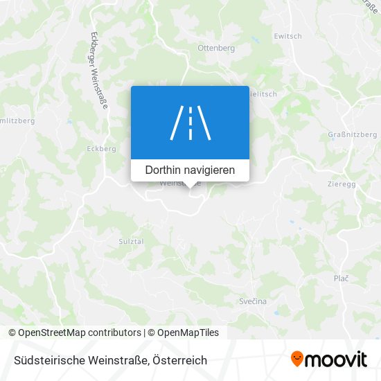 Südsteirische Weinstraße Karte