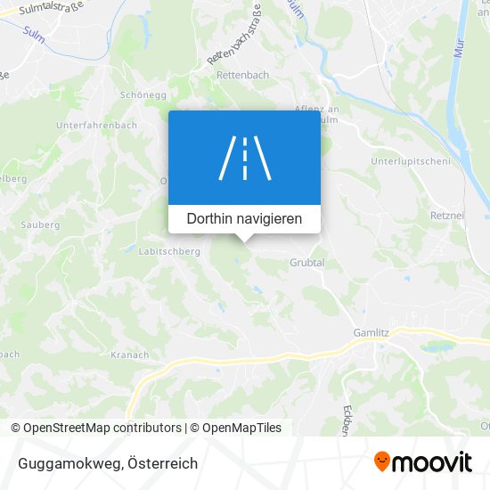 Guggamokweg Karte