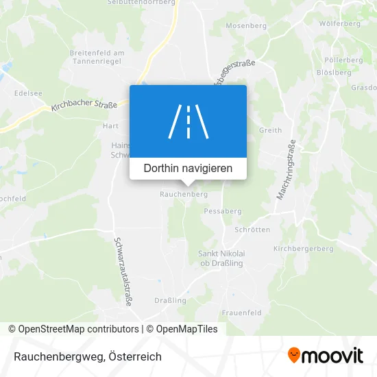 Rauchenbergweg Karte