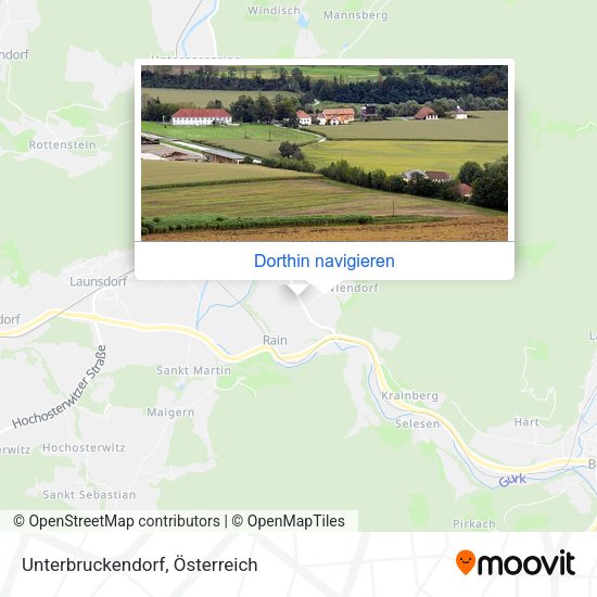 Unterbruckendorf Karte