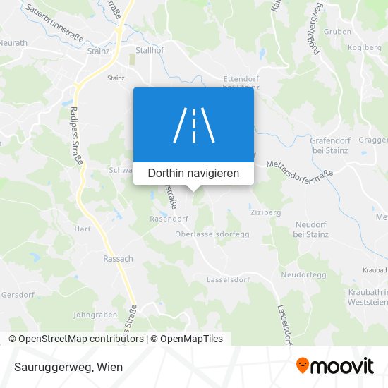 Sauruggerweg Karte