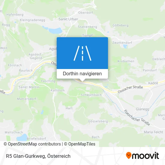 R5 Glan-Gurkweg Karte