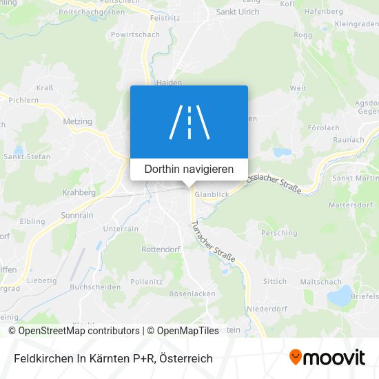 Feldkirchen In Kärnten P+R Karte