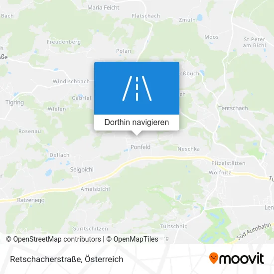 Retschacherstraße Karte