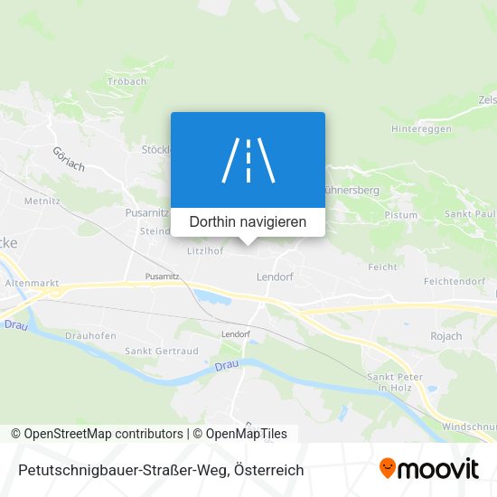 Petutschnigbauer-Straßer-Weg Karte