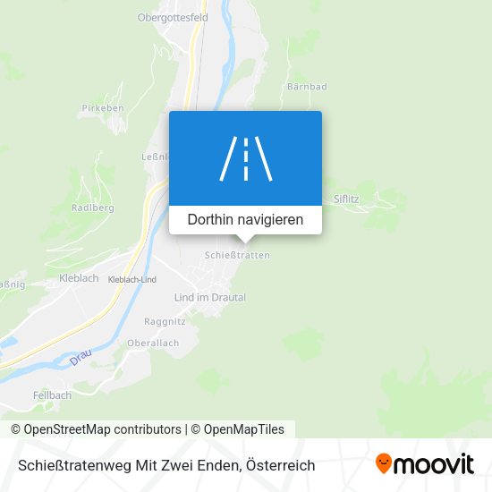 Schießtratenweg Mit Zwei Enden Karte