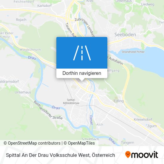 Spittal An Der Drau Volksschule West Karte