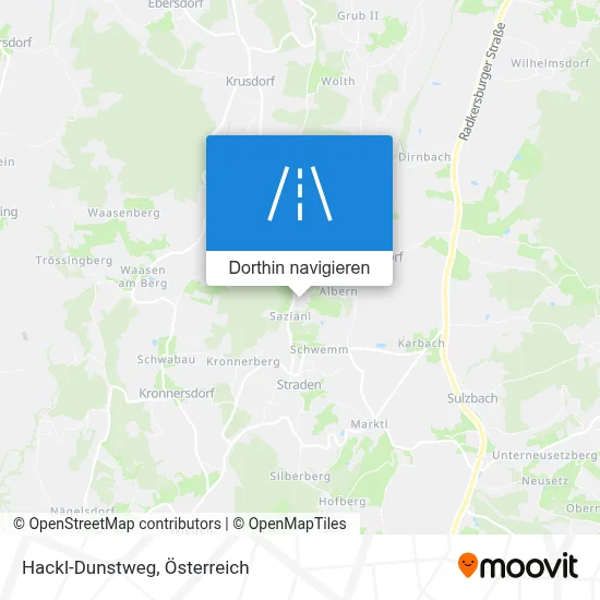 Hackl-Dunstweg Karte