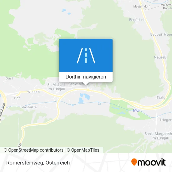 Römersteinweg Karte