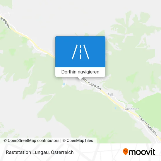 Raststation Lungau Karte