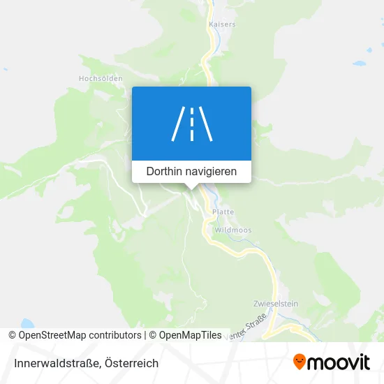 Innerwaldstraße Karte