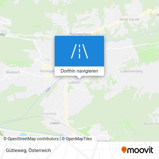 Gütleweg Karte