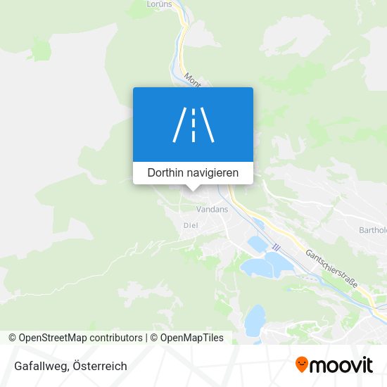 Gafallweg Karte