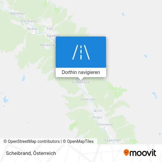 Scheibrand Karte