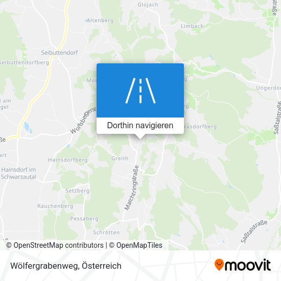 Wölfergrabenweg Karte