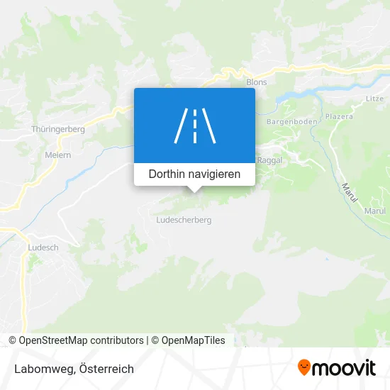 Labomweg Karte