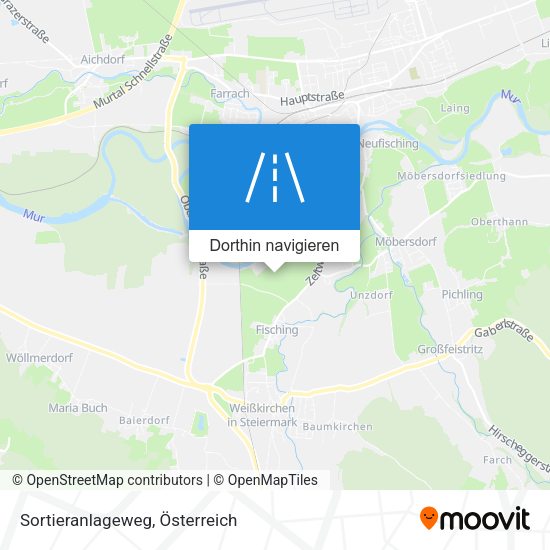 Sortieranlageweg Karte