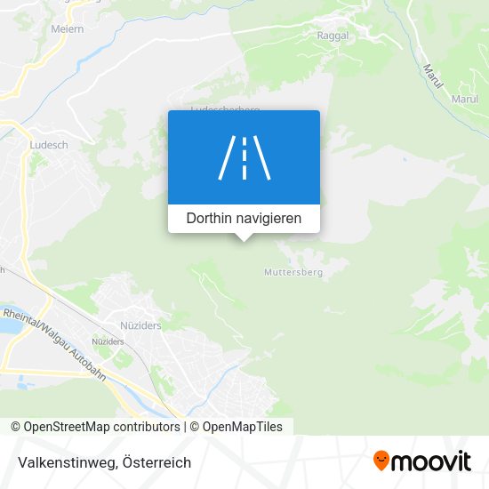 Valkenstinweg Karte