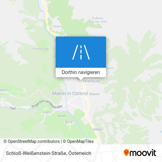 Schloß-Weißenstein-Straße Karte