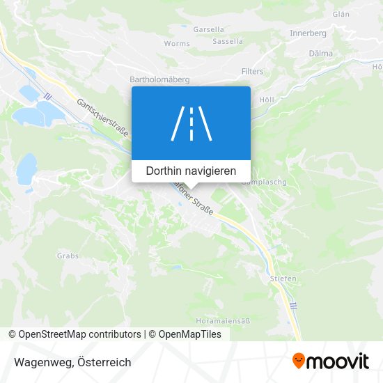 Wagenweg Karte