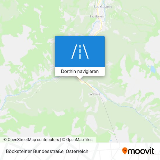 Böcksteiner Bundesstraße Karte