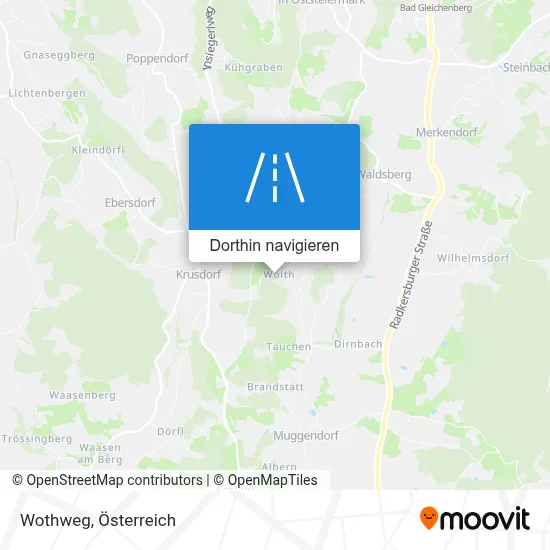 Wothweg Karte