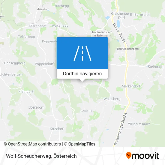 Wolf-Scheucherweg Karte