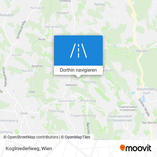 Koglniederlweg Karte