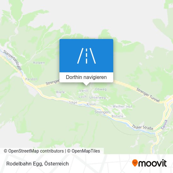 Rodelbahn Egg Karte