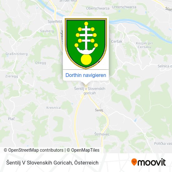 Šentilj V Slovenskih Goricah Karte