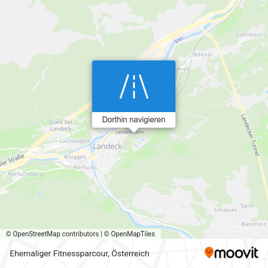 Ehemaliger Fitnessparcour Karte