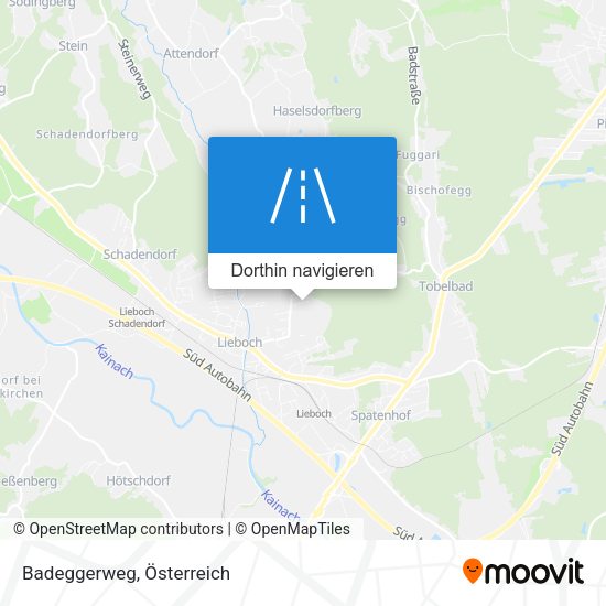 Badeggerweg Karte