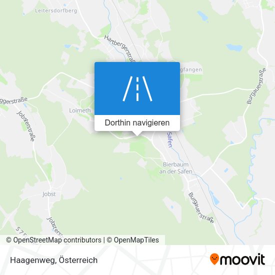 Haagenweg Karte