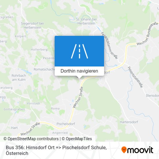 Bus 356: Hirnsdorf Ort => Pischelsdorf Schule Karte