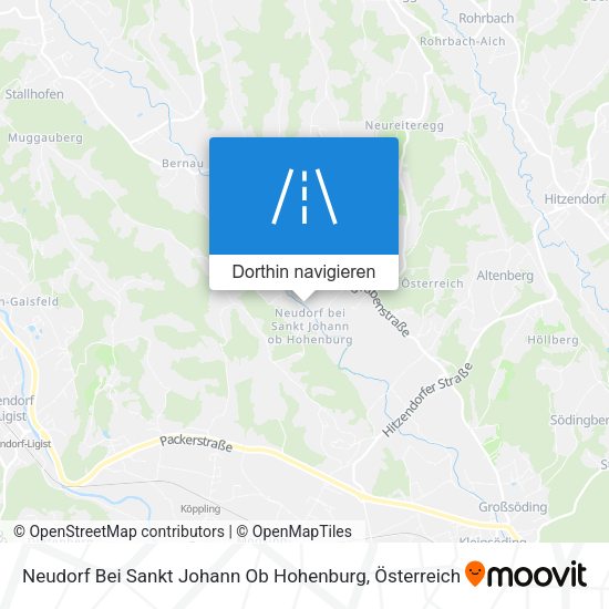 Neudorf Bei Sankt Johann Ob Hohenburg Karte