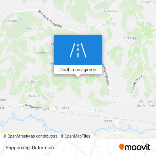 Sapperweg Karte