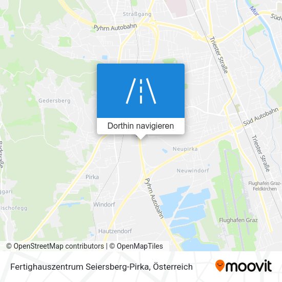 Fertighauszentrum Seiersberg-Pirka Karte
