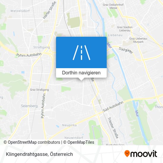 Klingendrahtgasse Karte