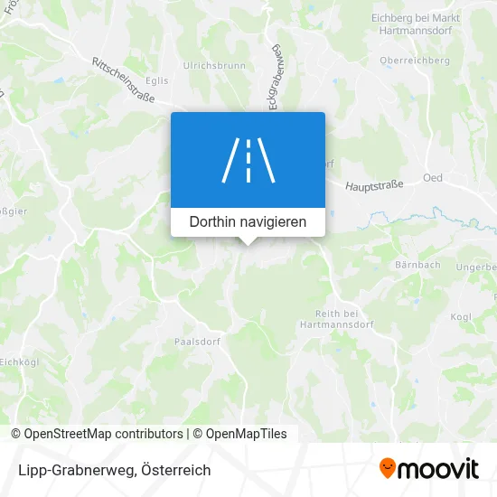 Lipp-Grabnerweg Karte