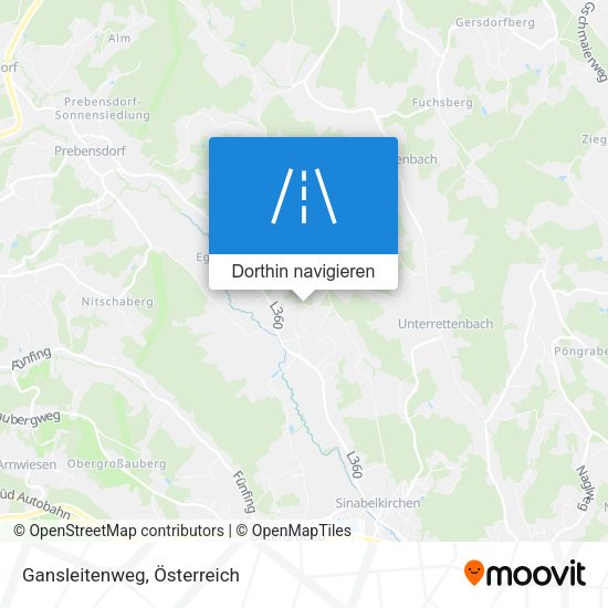 Gansleitenweg Karte