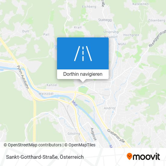 Sankt-Gotthard-Straße Karte