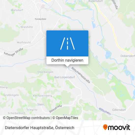 Dietersdorfer Hauptstraße Karte