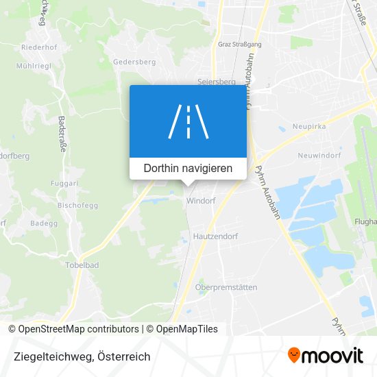 Ziegelteichweg Karte