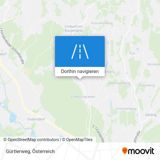 Gürtlerweg Karte