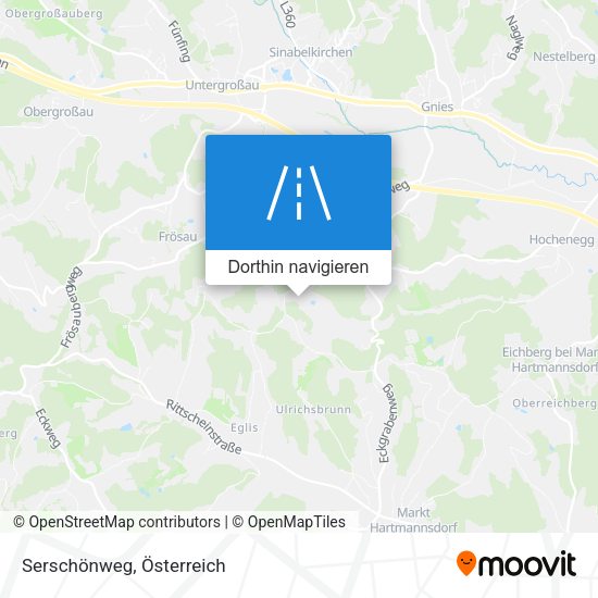 Serschönweg Karte