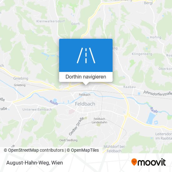 August-Hahn-Weg Karte