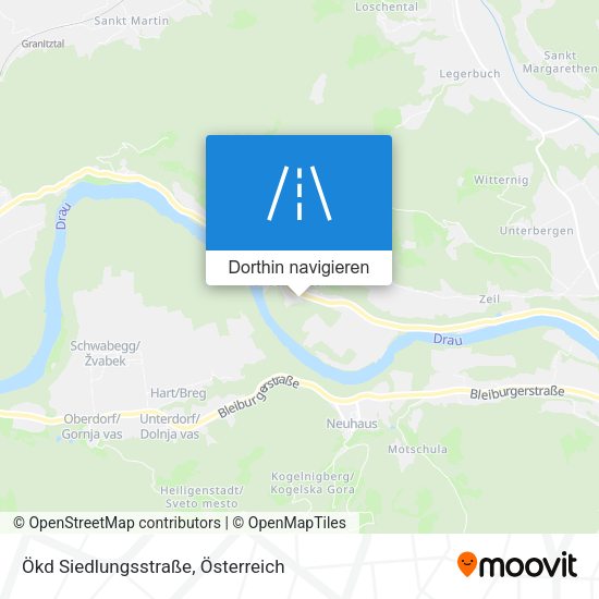 Ökd Siedlungsstraße Karte